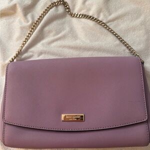 Kate Spade Lavender Shoulder Bag with Chain Strap